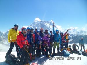 Group Photo Lobuche Peak Climbing